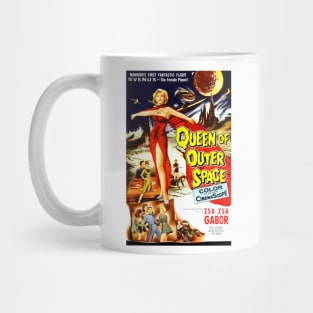 Classic Science Fiction Movie Poster - Queen of Outer Space Mug